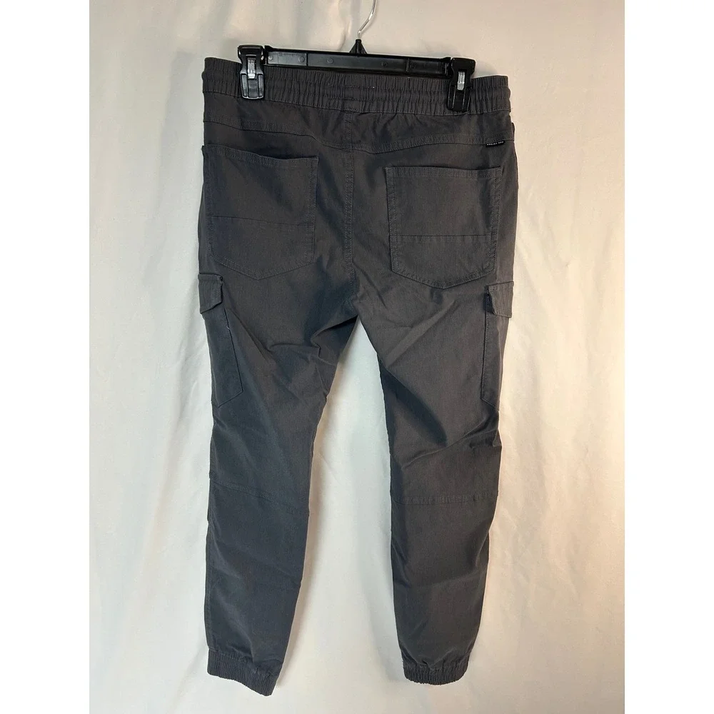 Projek Raw Mens Cargo Jogger Pants Charcoal Gray Classic Fit Coupe Classique Sm